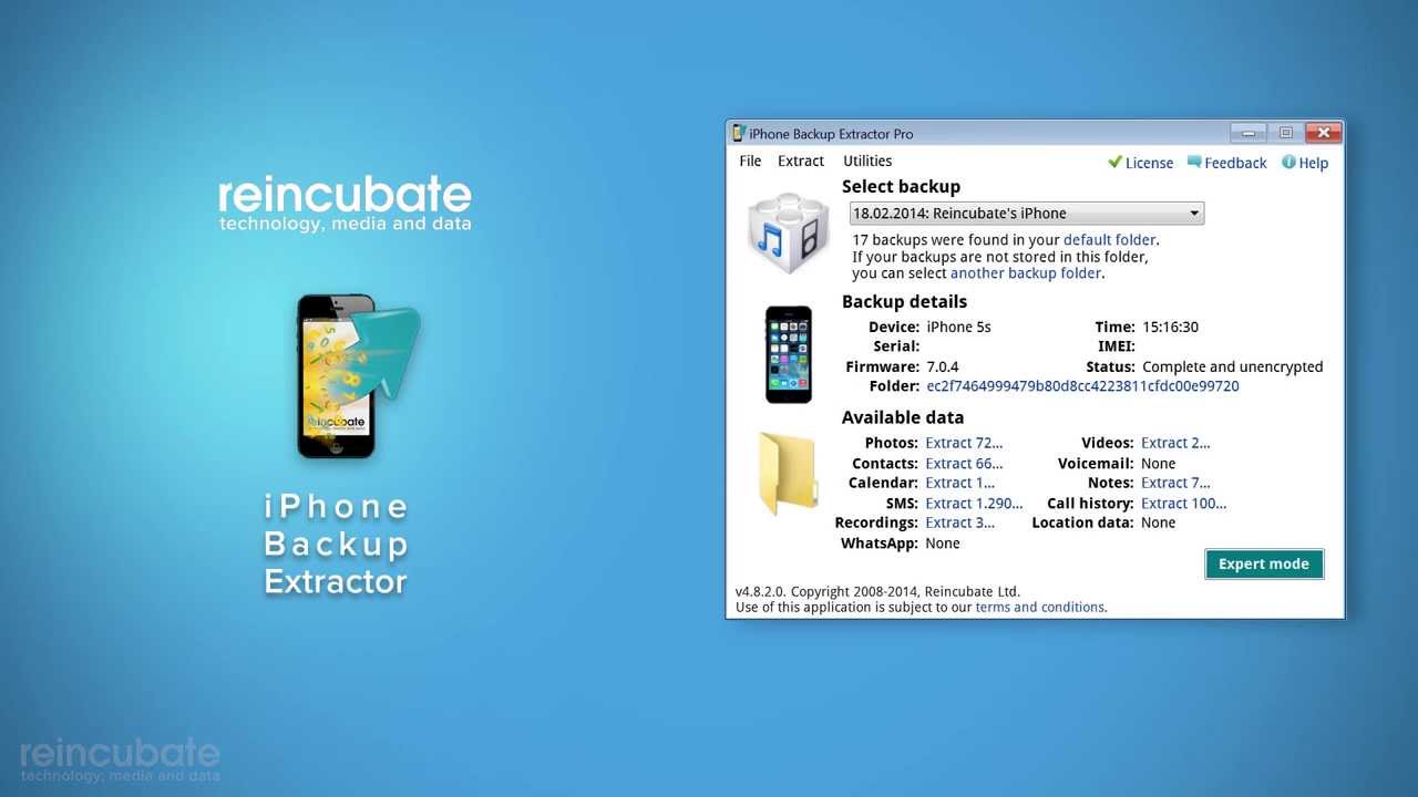 iPhone Backup Extractor 7.7.48 Crack + Activation Key Free Download 2024